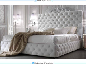 Tempat Tidur Mewah Putih Duco Luxury Carving New Item RF-0017