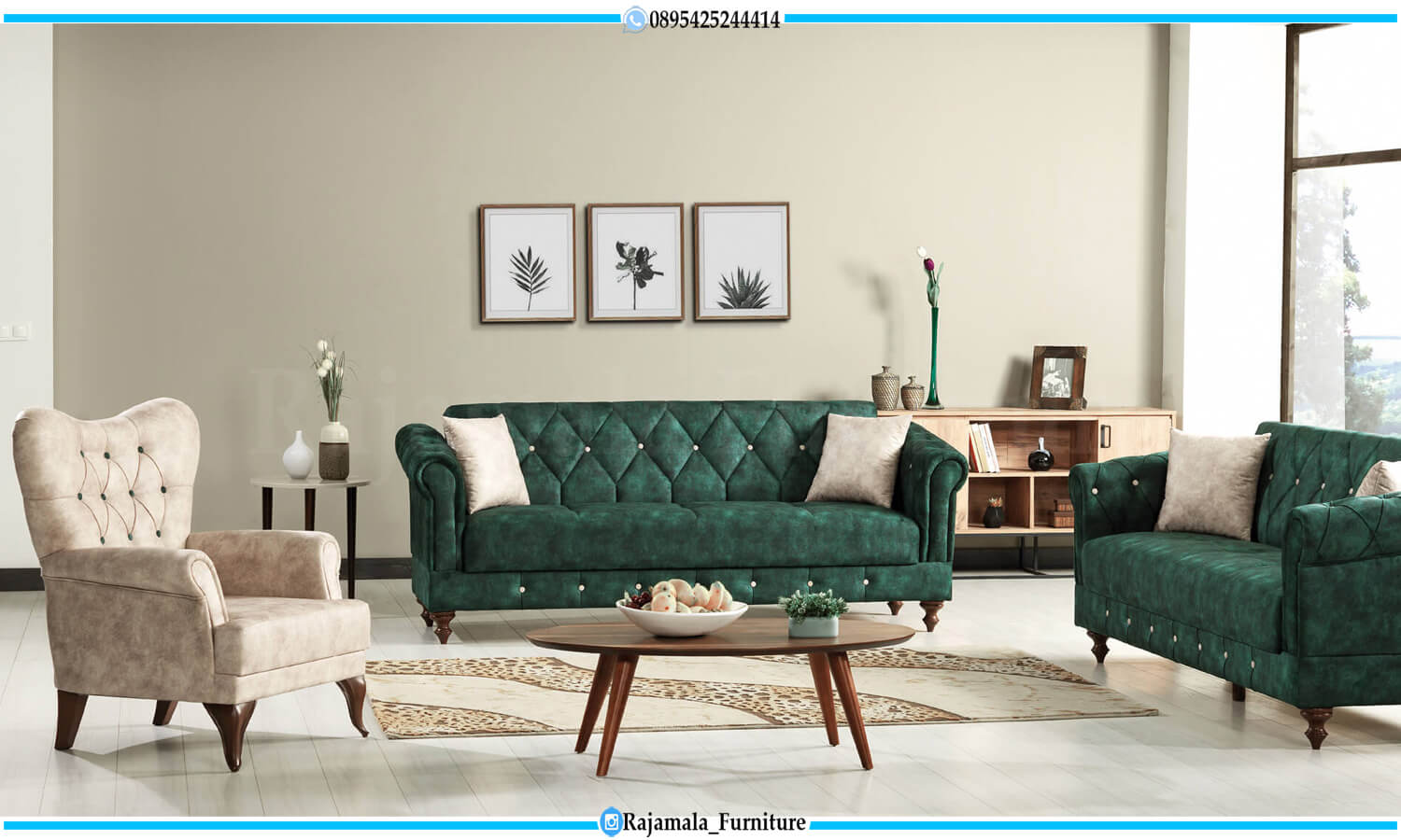 Sofa Tamu Minimalis Modern Luxury Elegant Style RM-0862