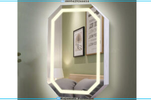Cermin Dinding Minimalis Modern With LED Futuristic Design RF-0135