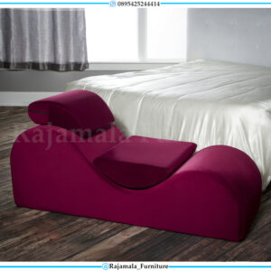 Jual Sofa Tantra Murah Red Maroon Soft Fabric Luxury RF-0156
